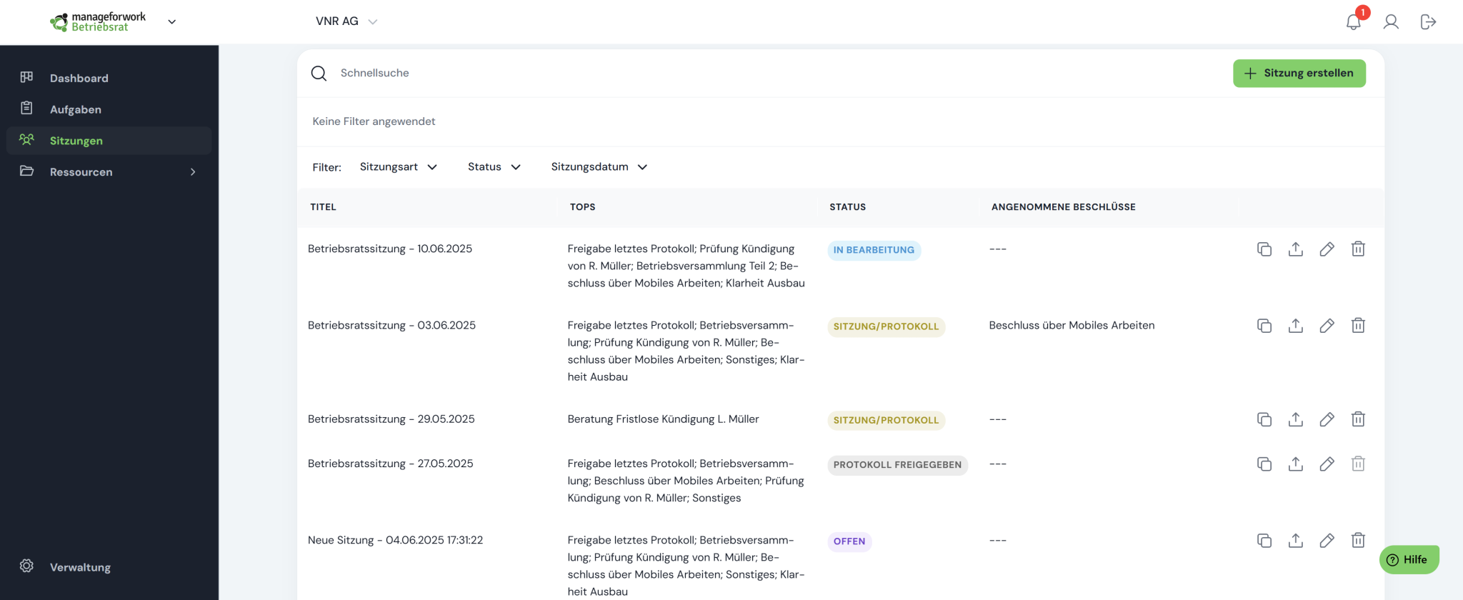 Manageforwork - Betriebsrat