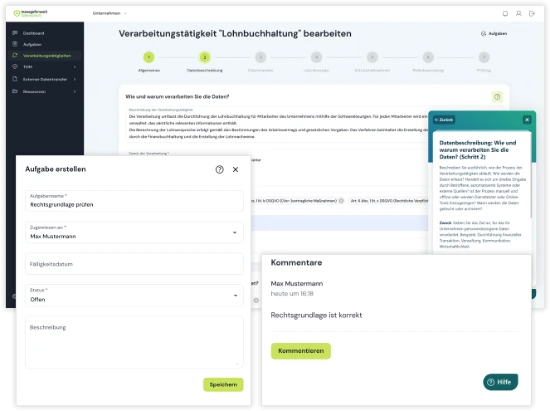 manageforwork | Datenschutz