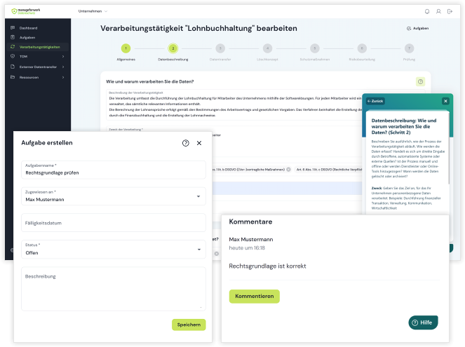 manageforwork | Datenschutz